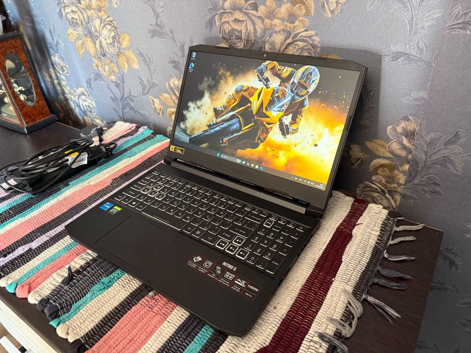 Асер Нитро 5, Игровой, RTX 3060. i5 11400h. 16/512gb
