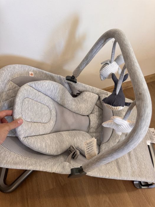Бебешки шезлонг 3 в 1 Ergobaby - Evolve Grey