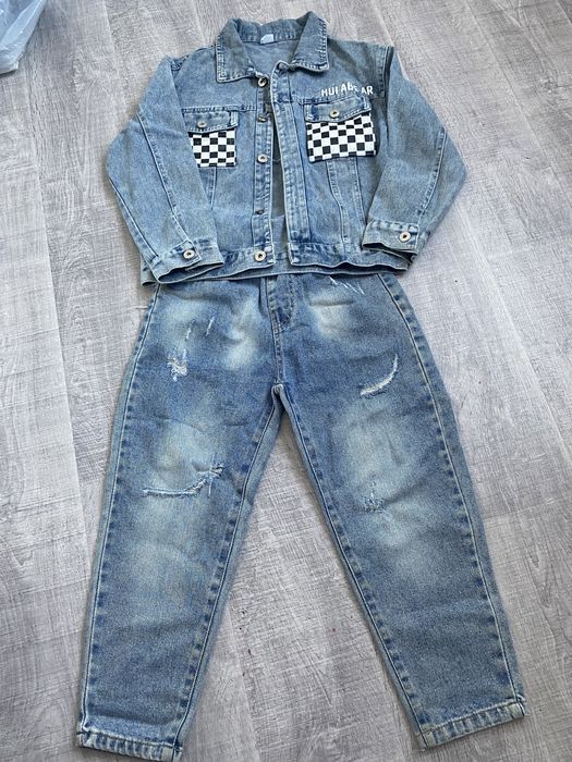 Детский джинсовый костюм