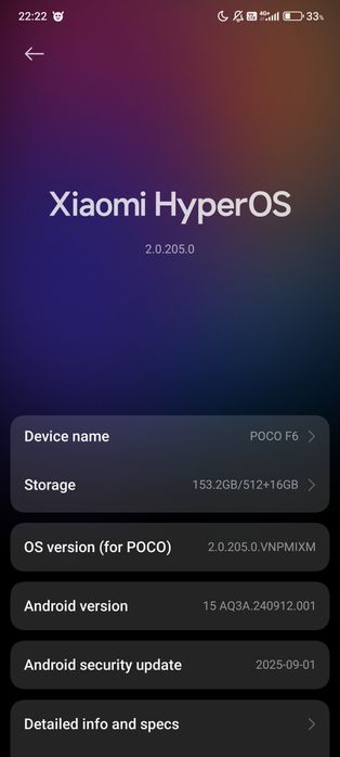 Xiaomi POCO F6 512/16 GB