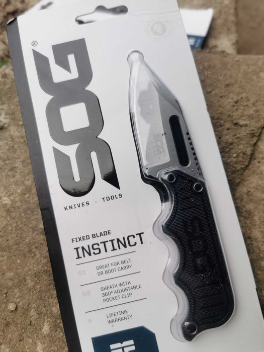 Cutit cu lama fixa SOG USA Instinct Mini sau Instinct, EDC,pescuit etc