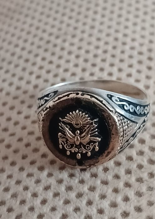 Кольцо серебро, размер 22-23.