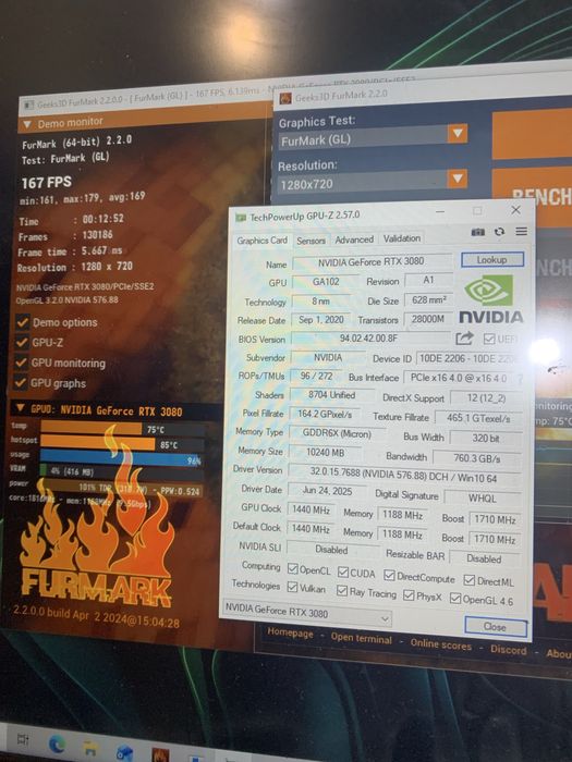 Продам RTX 3080 10GB Gaming Pro