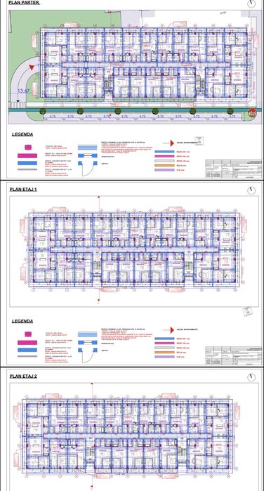 Apartament 1,2 si 3 camere Floresti