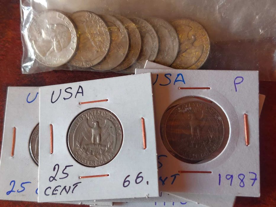 MONEDE de COLECȚIE America 1910-2017 (156 monede)