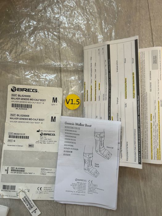 Vand orteza glezna/gheata medicala, Breg, picior drept 41-43