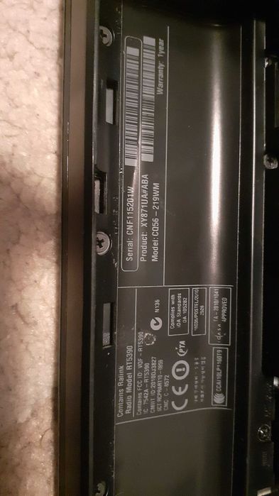 Laptop Compaq, model CQ56