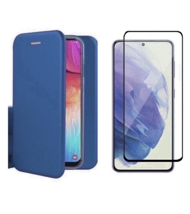 Husa Flip Piele si Folie Sticla Xiaomi Redmi Note 13C 13 PRO 5G 14C