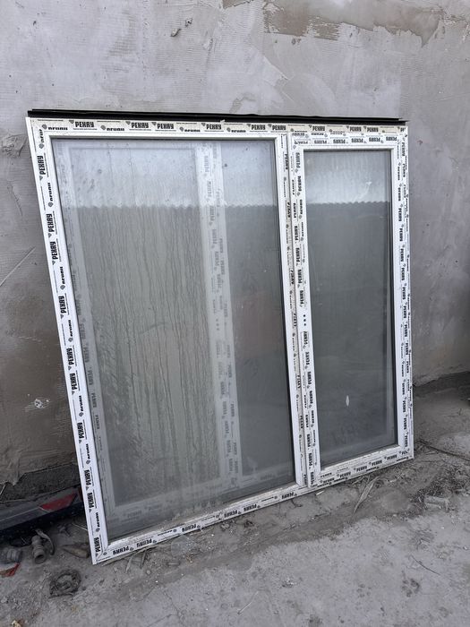 Пластик терезе 170х170см