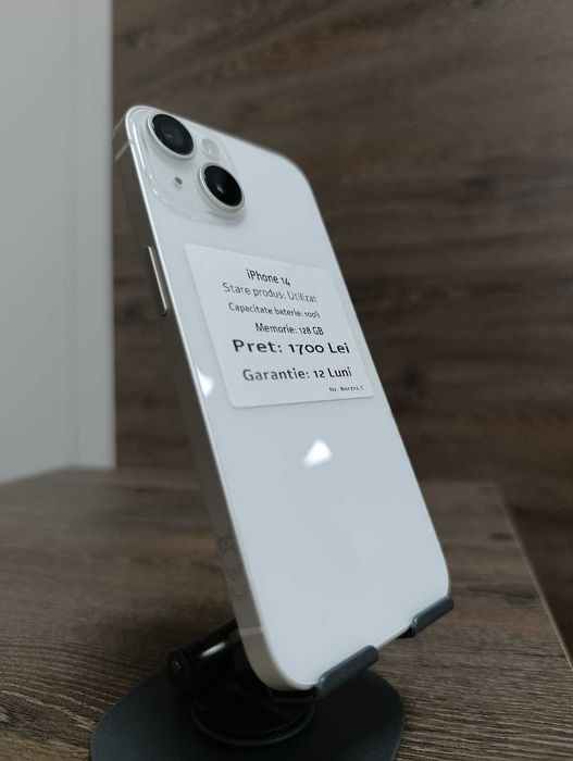 iPhone 14 | 128 GB 100% Baterie | Stare Foare Buna | Posibilitate In Rate | Acceptam Si Schimburi