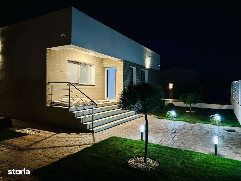 Casă nouă de vânzare individuală Berceni Ilfov –4 camere, teren 420 mp