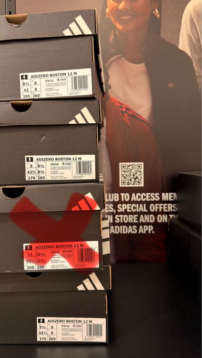 Adidas Adizero Boston 12 originali , noi ( nr 42.2/3 si 43.1/3 )