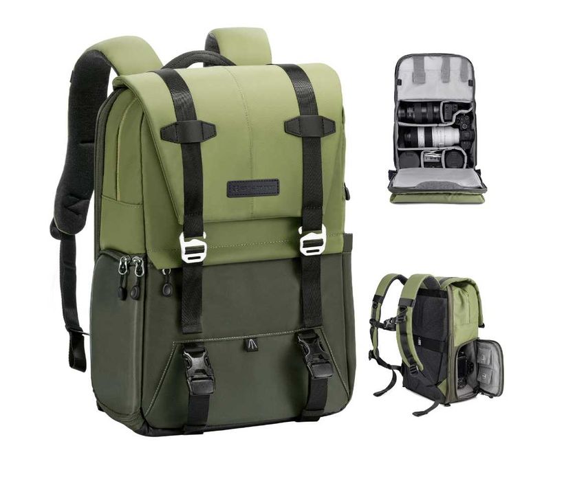 Голяма 20L професионална раница K&F Concept  за фотографско оборудване