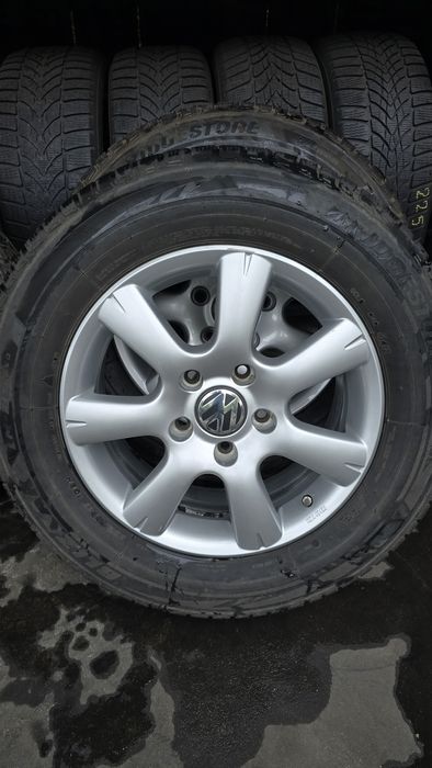 4 jante aluminiu Volkswagen Touareg 17 cu anvelope iarnă