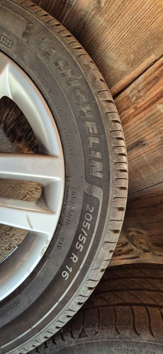 Set 4 Jante Wolfgangen r16 cu anvelope Michelin de vară.