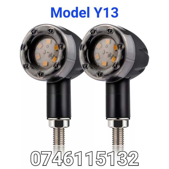 Motocicleta Atv Chopper Semnalizari LED-Semnalizare-Pozitie-Frana- Y13