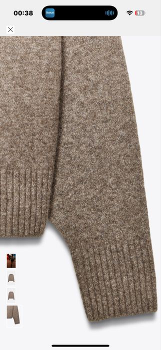 Продается ZARA кофта с этикеткой