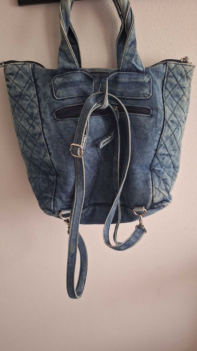 Дънкова дамска раница