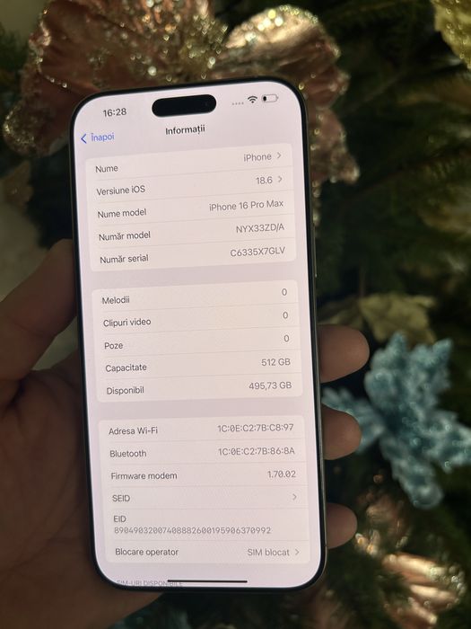 Iphone 16Pro max  512Gb !