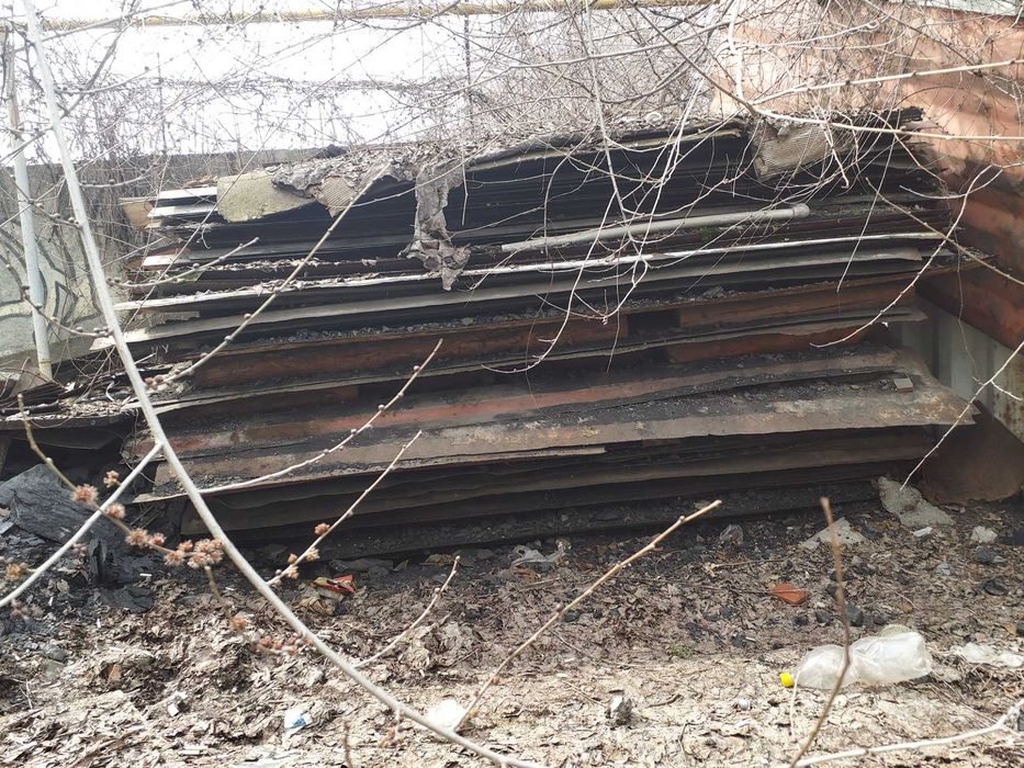 Стальные листы от контейнеров б/у