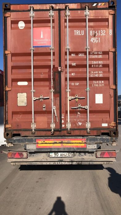 Контейнер 20-40-45 тонн