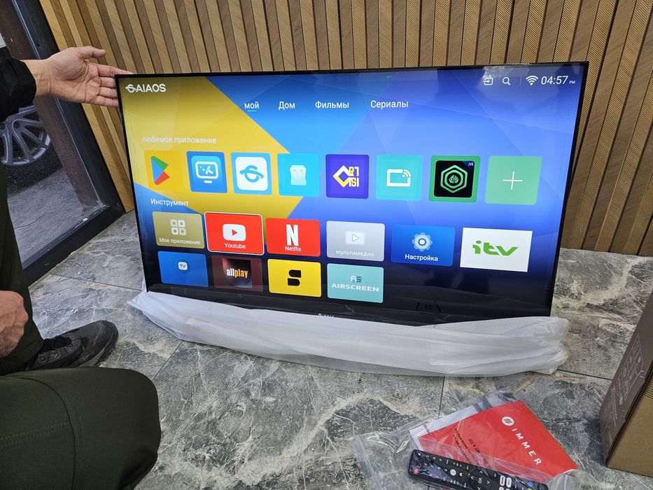 Телевизор Android 32/43 Ziffler Immer TV / Бесплатная доставка Телевиз