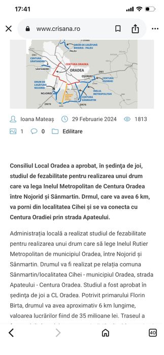 Parcela  Cartierul Grigorescu 2 cu puz si cf