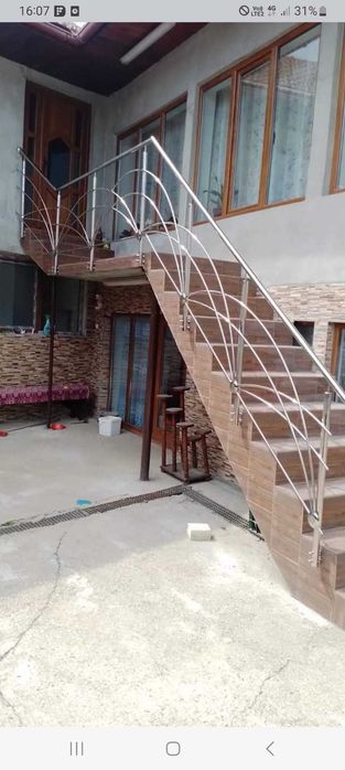 Balustrade din inox ,la comanda.