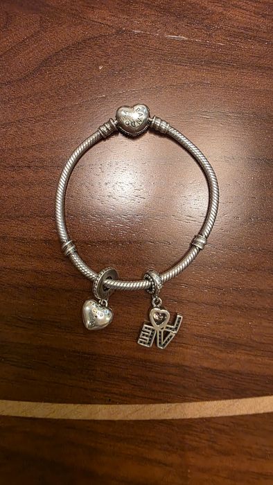 Pandora браслет серебро