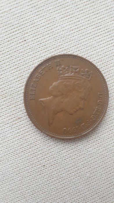Moneda 2 pence 1990