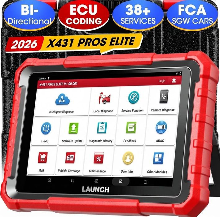 Tester/Diagnoza Multimarca Launch x431 PRO Elite cu CANFD&Doip, OBFCM!