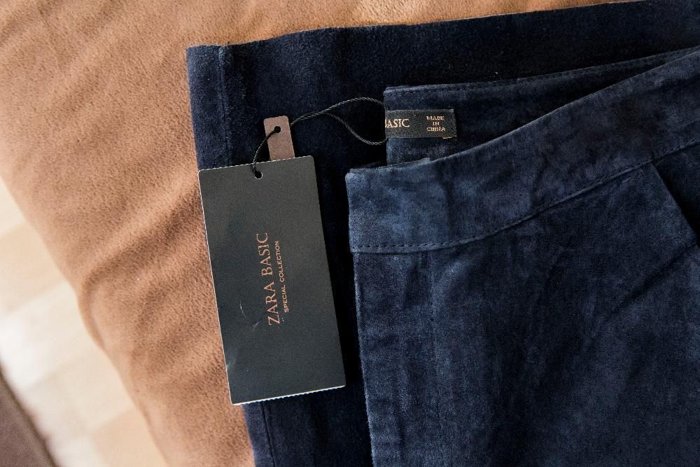 Pantaloni evazati 3/4 ZARA