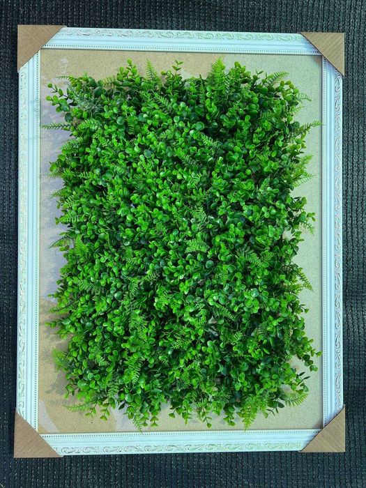 Искусственная трава на стену - Зелёная фотозона для кафе