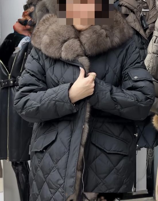 Куртка с мехом песец