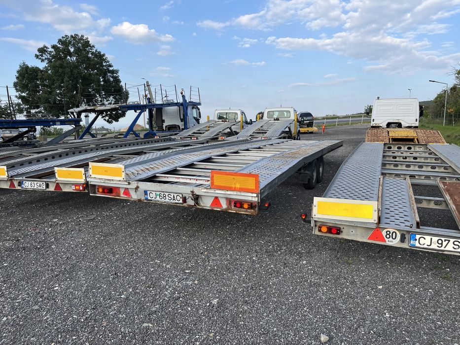 Remorca /platforma auto  dubla 3500kg /8,5m