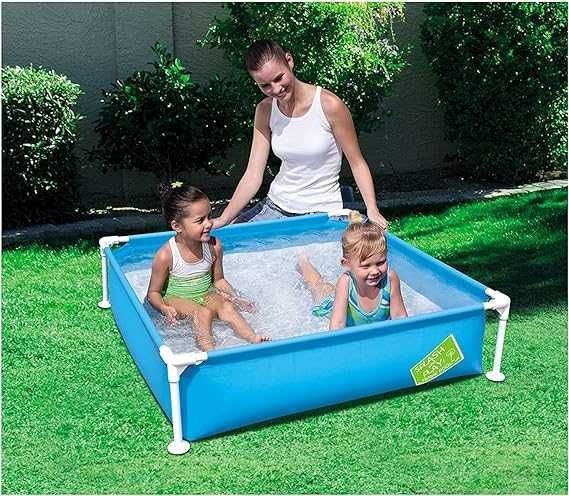 НОВИ! Детски басейн с метална рамка  Bestway 122х122x30.5см