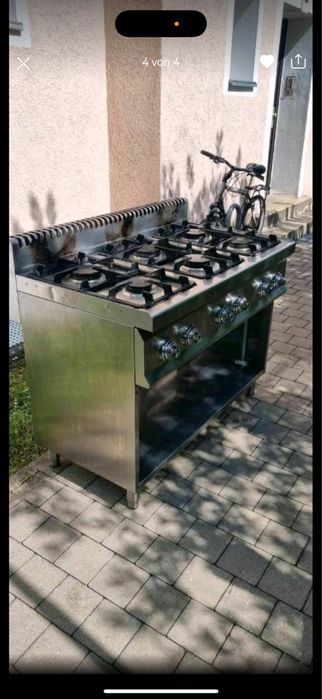 Aragaz profesional 4 ochiuri / arzatoare