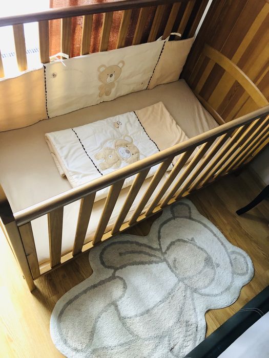 Pătuț Mothercare cu saltea din cocos organic