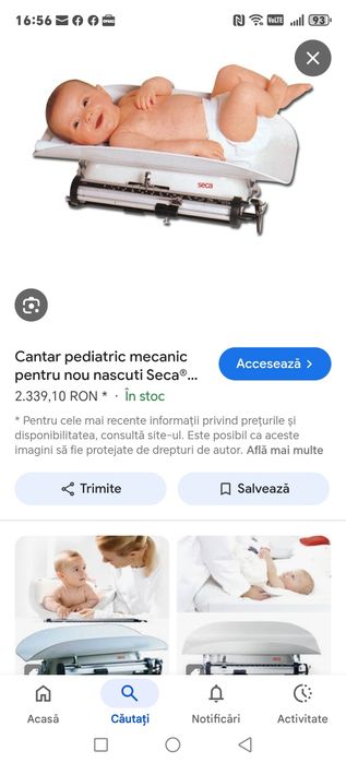 Cantar bebeluși SECA medical profesional