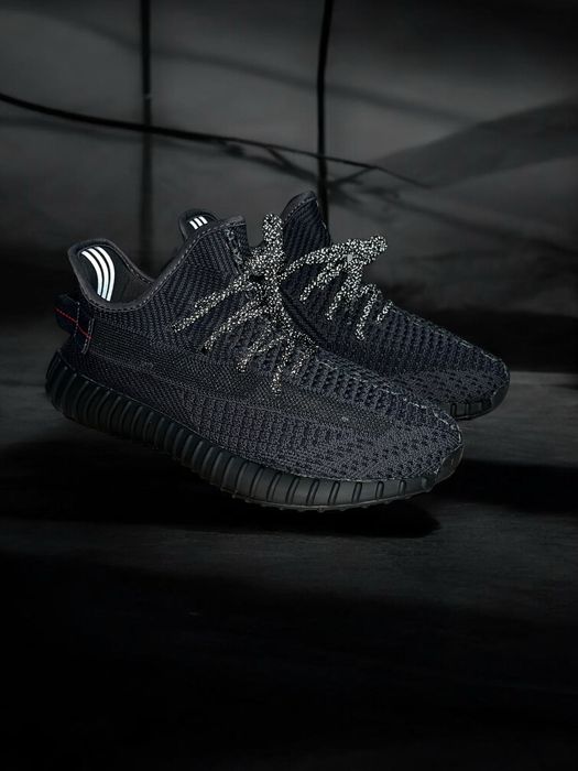 Adidas Yeezy Boost 350 V2 Black Static Non-Reflective MARIMI 36-44