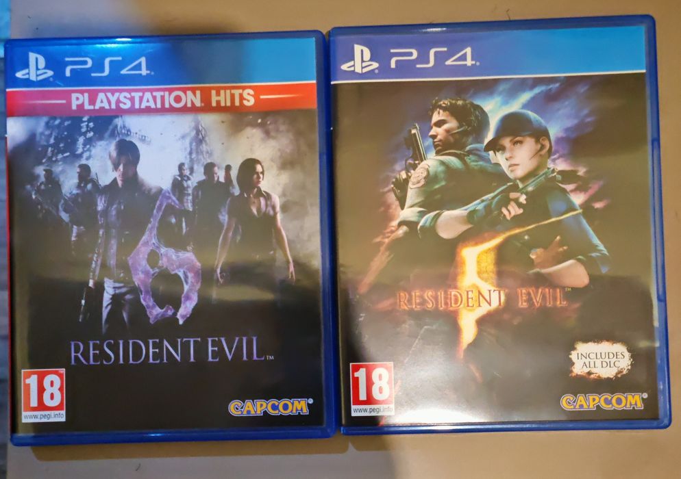 Resident evil 5,Resident evil 6