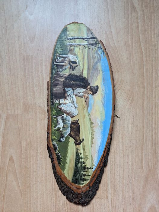 Set  7 Tablouri de lemn lucrate manual