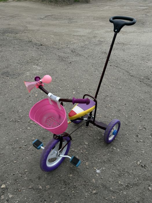 Продам детский велосипед балдырган с ручкой