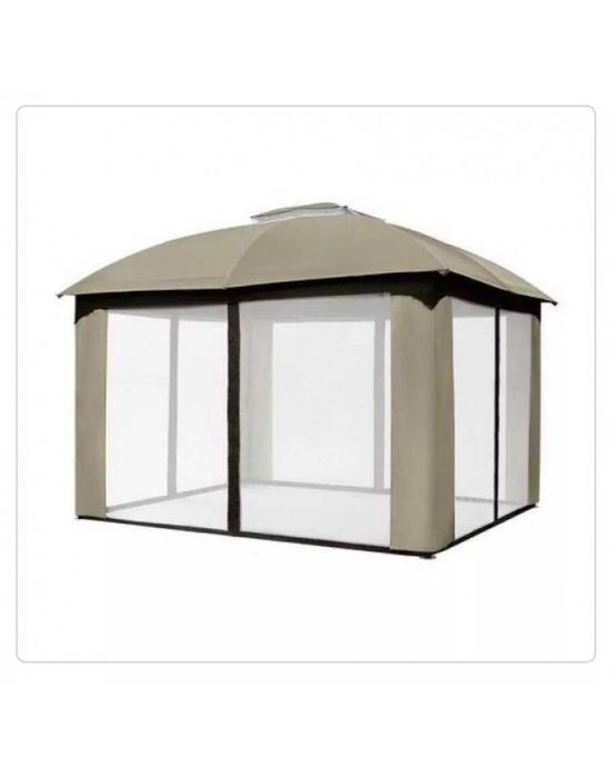 Градинска шатра с двоен покрив