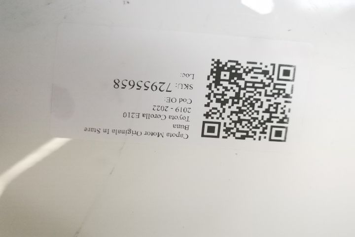 Оригинален преден капак в добро състояние / Toyota Corolla E210 [ , ,