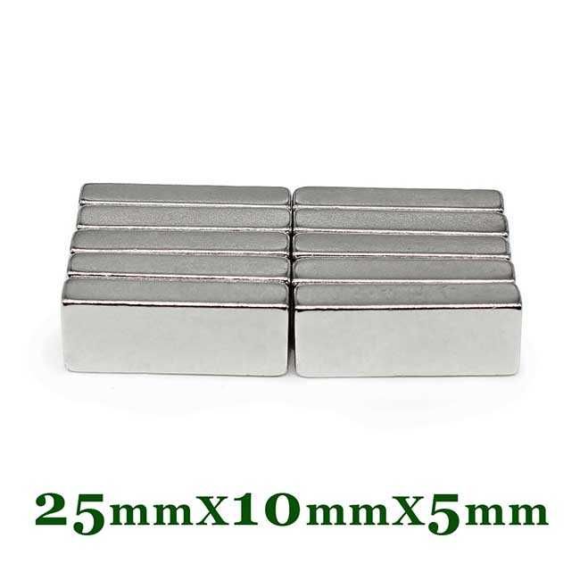 Неодимов магнит 25x10x5mm N52, magnit, neodimov, магнити, magnet