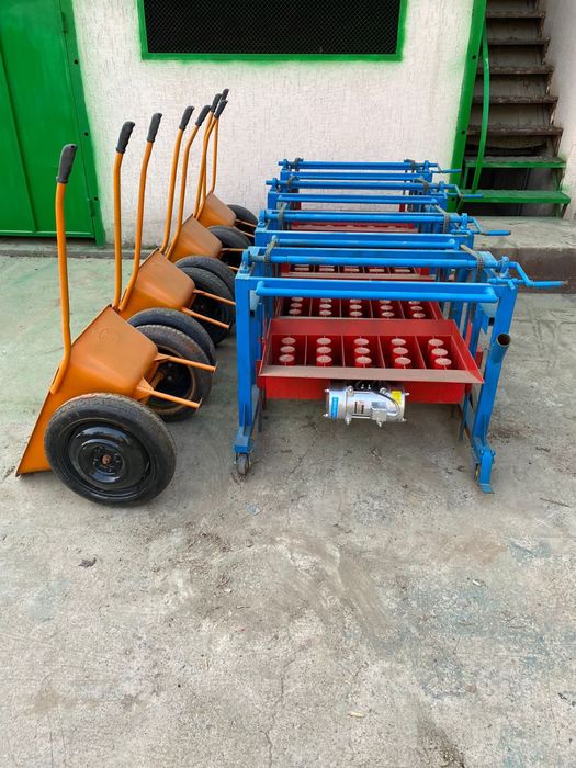 Цепной шлакоблочный станок на 220V