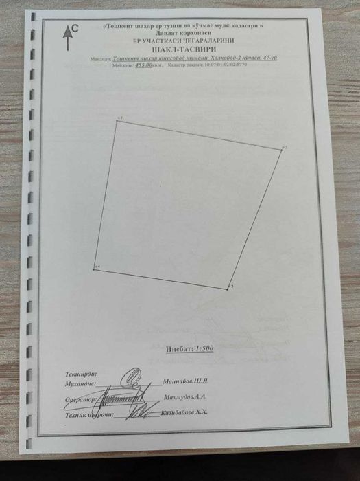 Продажа земельного участка