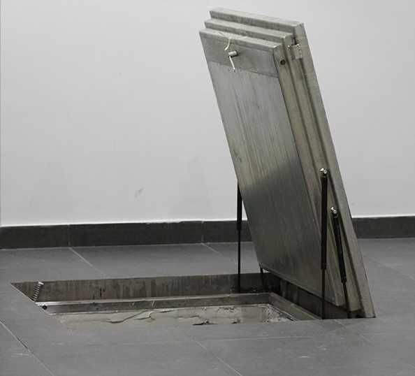 Люк напольный Премиум, профиль 48 мм / 54 мм