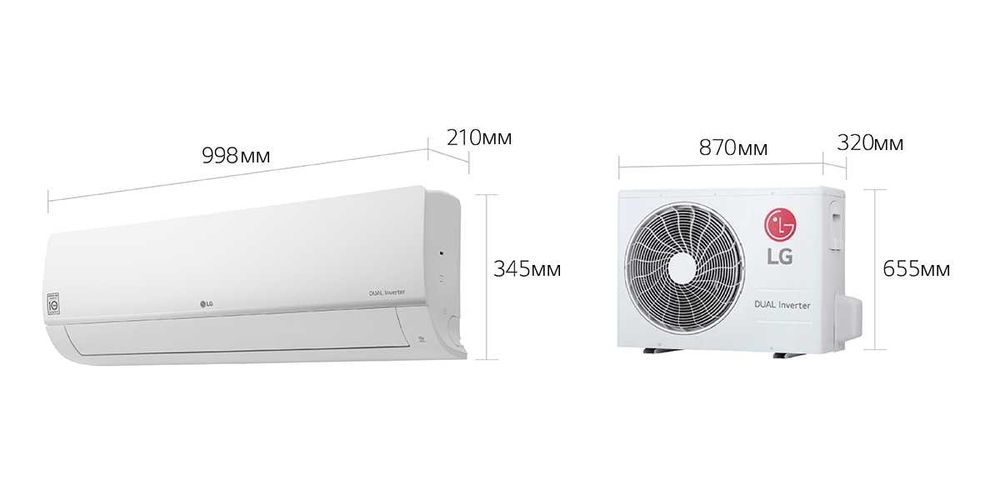 LG Кондиционер 12/18 Procool Dual Inverter низки цена доставка есть
